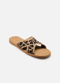 Platte sandalen ANDREYA LEO dames meerkleurig