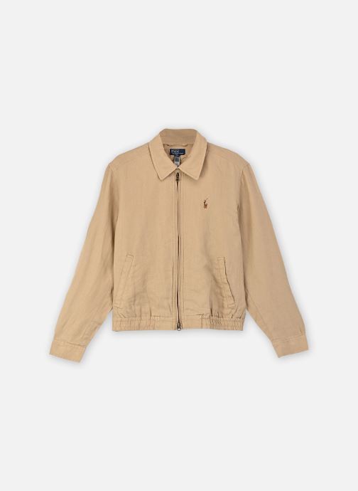 Polo Ralph Lauren Vestes coupe-vents Coupe-vent en lin 211938915 femme beige