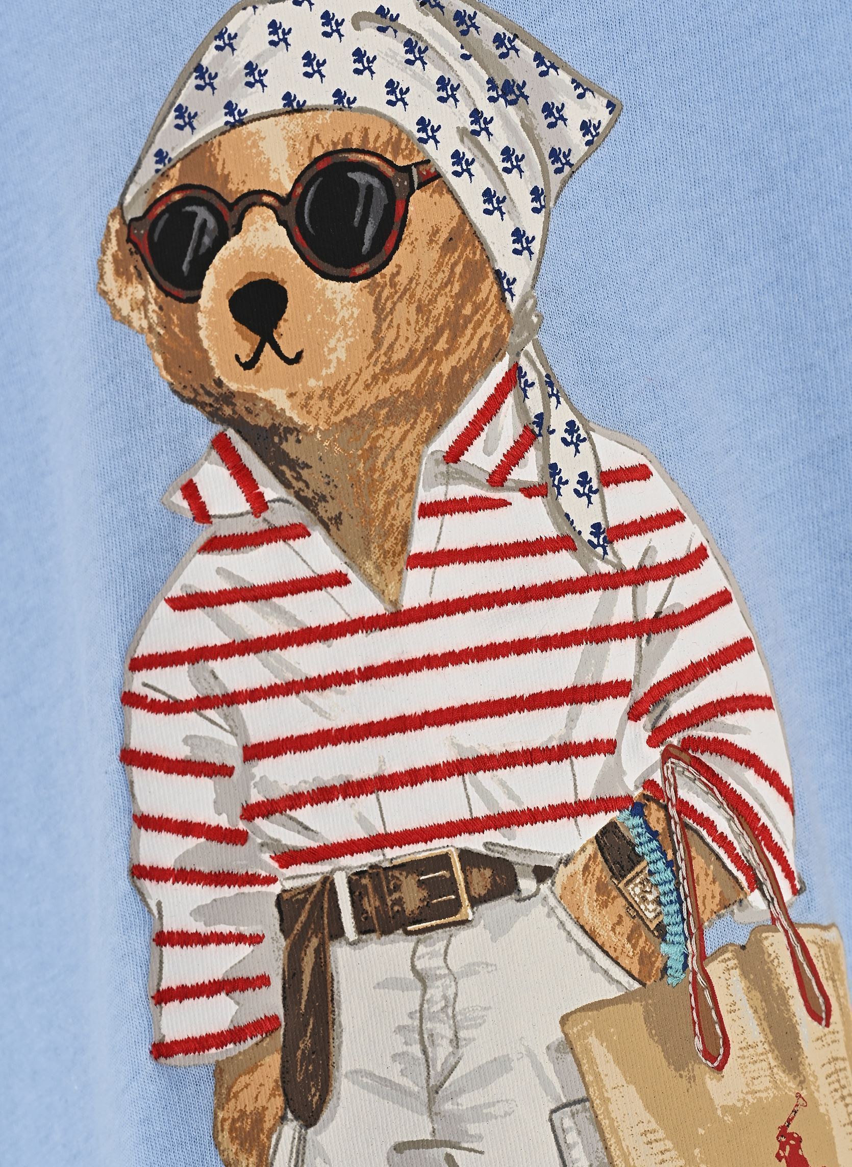 T-shirts T shirt Polo Bear en jersey de coton 211 dames blauw Polo Ralph Lauren T-shirts T shirt Polo Bear en jersey de coton 211 dames blauw BABY BLUE