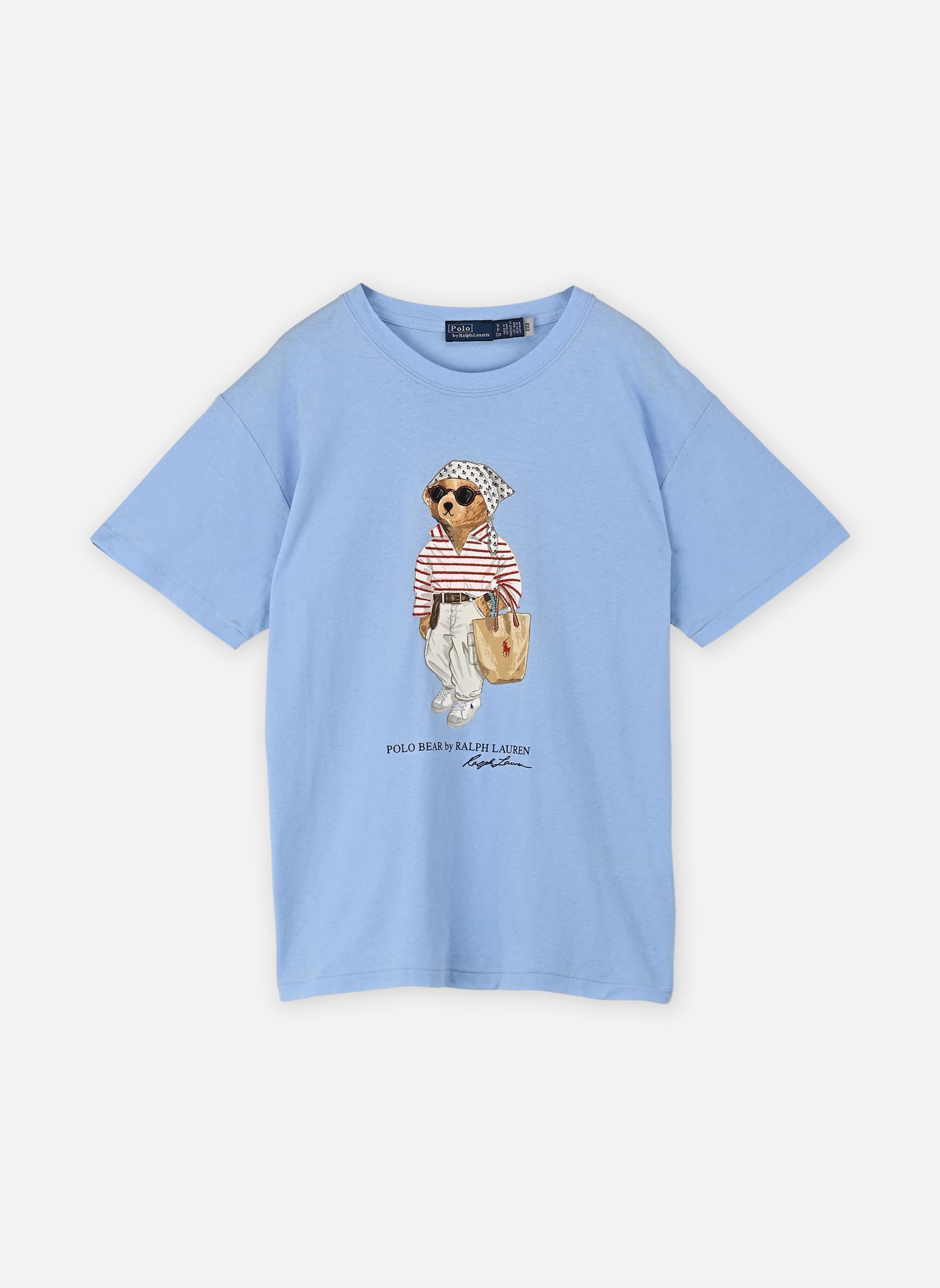 T-shirts T shirt Polo Bear en jersey de coton 211 dames blauw Polo Ralph Lauren T-shirts T shirt Polo Bear en jersey de coton 211 dames blauw BABY BLUE