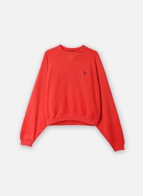 Sweatshirts Sweat col rond en molleton 211A12739 femme rouge Polo Ralph Lauren Sweatshirts Sweat col rond en molleton 211A12739 femme rouge BRIGHT HIBISCUS