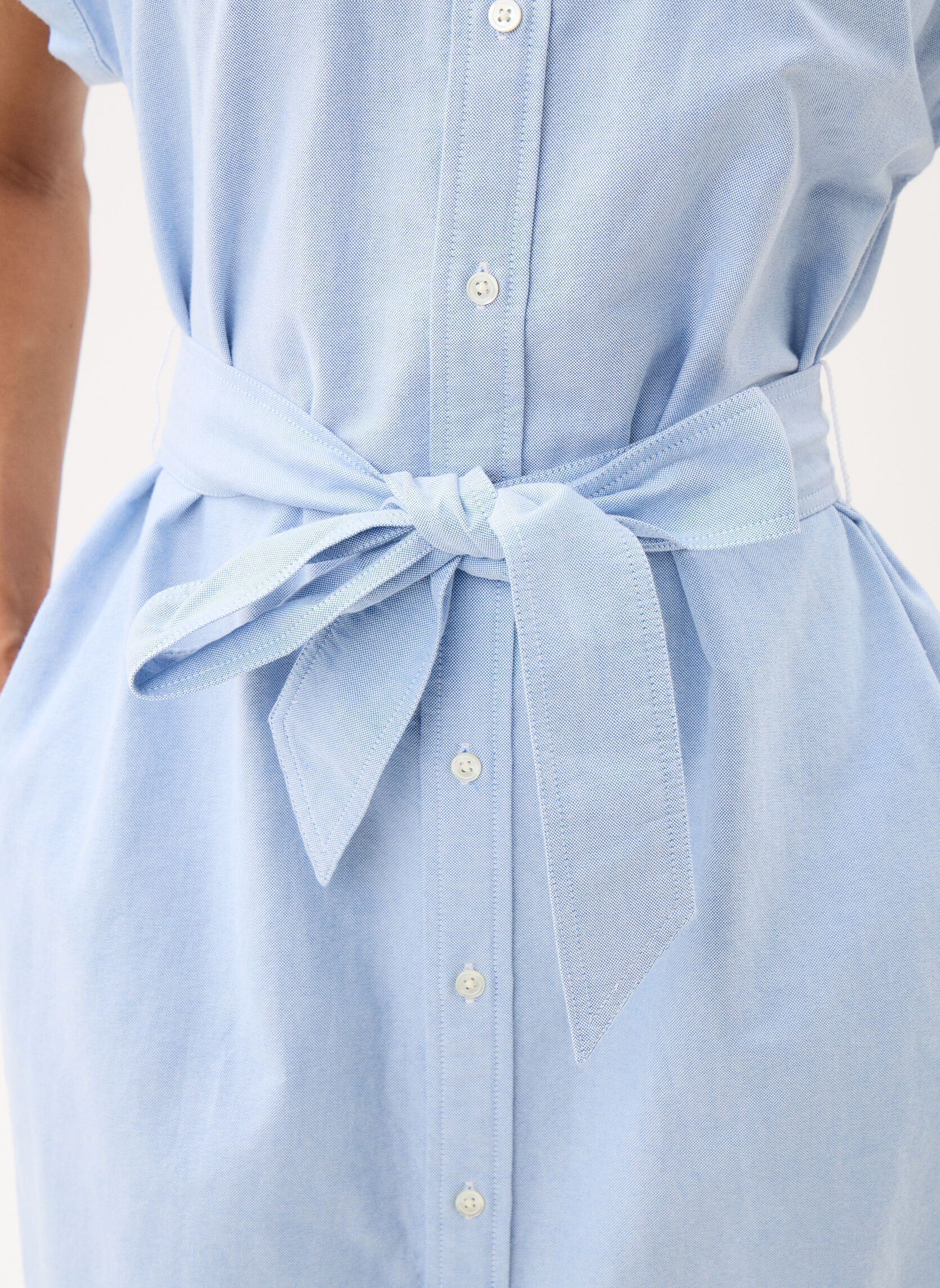 Hemdkleider Robe chemise ceinturée en coton 211A1290 damen blau Polo Ralph Lauren Hemdkleider Robe chemise ceinturée en coton 211A1290 damen blau BSR BLUE