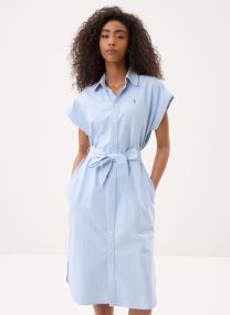 Hemdkleider Robe chemise ceinturée en coton 211A1290 damen blau Polo Ralph Lauren Hemdkleider Robe chemise ceinturée en coton 211A1290 damen blau BSR BLUE
