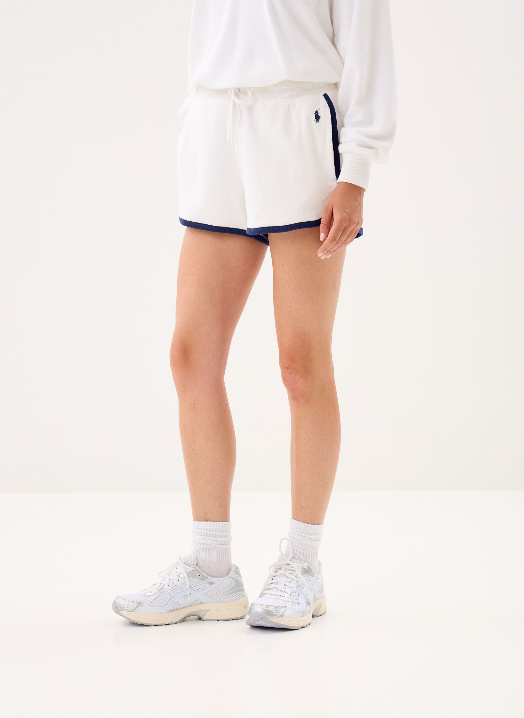 Shorts Short de rallye en coton 211A12956 damen weiß Polo Ralph Lauren Shorts Short de rallye en coton 211A12956 damen weiß WHITE