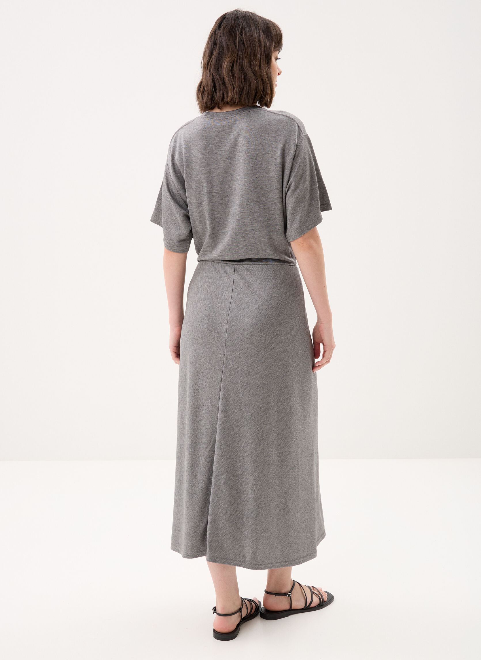 Robes Robe col rond à devant noué 211B18063 femme gris Polo Ralph Lauren Robes Robe col rond à devant noué 211B18063 femme gris COBBLESTONE HEATHER