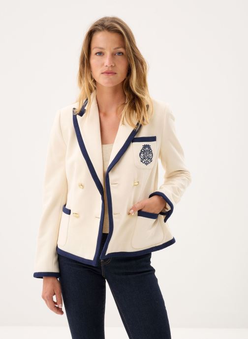 Lauren Ralph Lauren Jacketts / Sakkos Blazer croisé en coton damen weiß