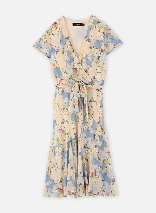 Lauren Ralph Lauren Overhemdjurken Robe portefeuille 200P13607 dames wit