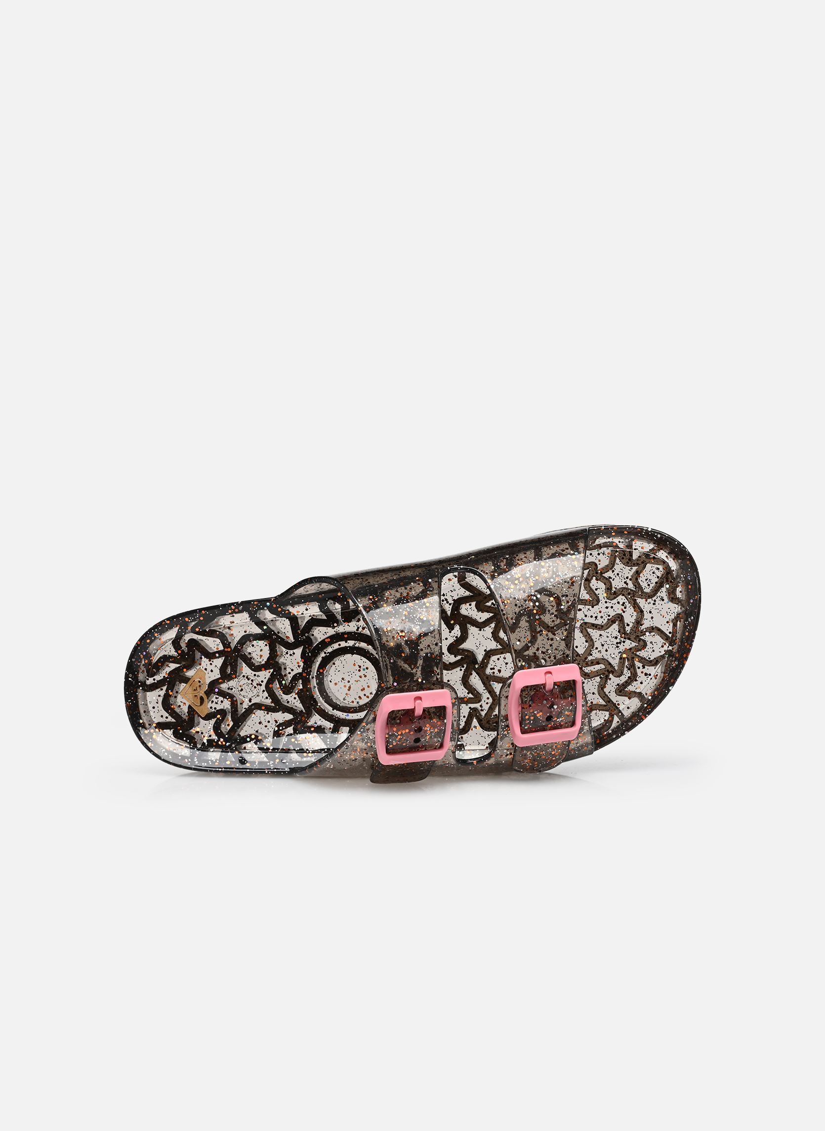 Muilen en klompen RG KATTIE GLITTER meisjes zwart Roxy Muilen en klompen RG KATTIE GLITTER meisjes zwart Black/multi