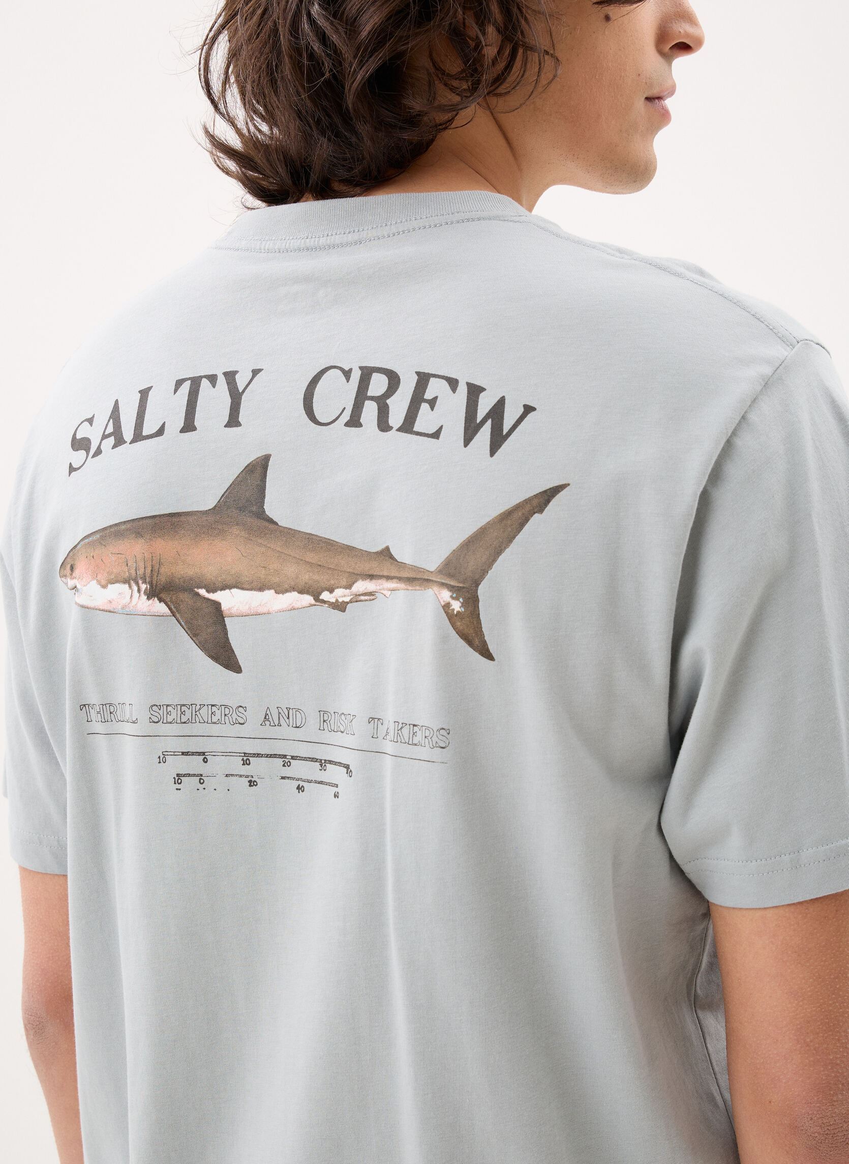 Magliette Bruce Premium S/S Tee uomo grigio Salty Crew Magliette Bruce Premium S/S Tee uomo grigio QUARRY