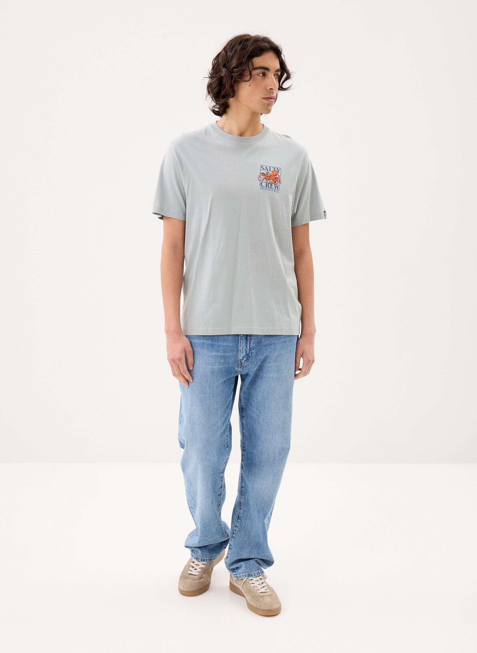 Tee-shirts Ink Slinger Standard S/S Tee homme gris Salty Crew Tee-shirts Ink Slinger Standard S/S Tee homme gris QUARRY
