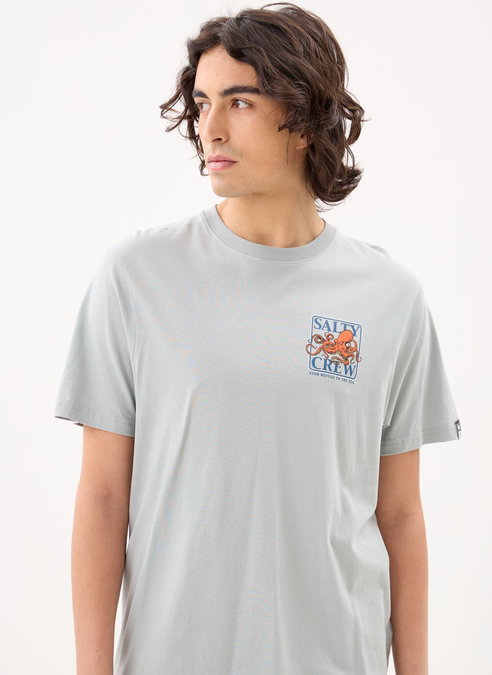 Tee-shirts Ink Slinger Standard S/S Tee homme gris Salty Crew Tee-shirts Ink Slinger Standard S/S Tee homme gris QUARRY