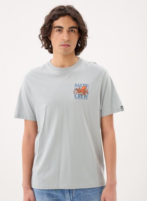 Salty Crew T-shirts Ink Slinger Standard S/S Tee heren grijs