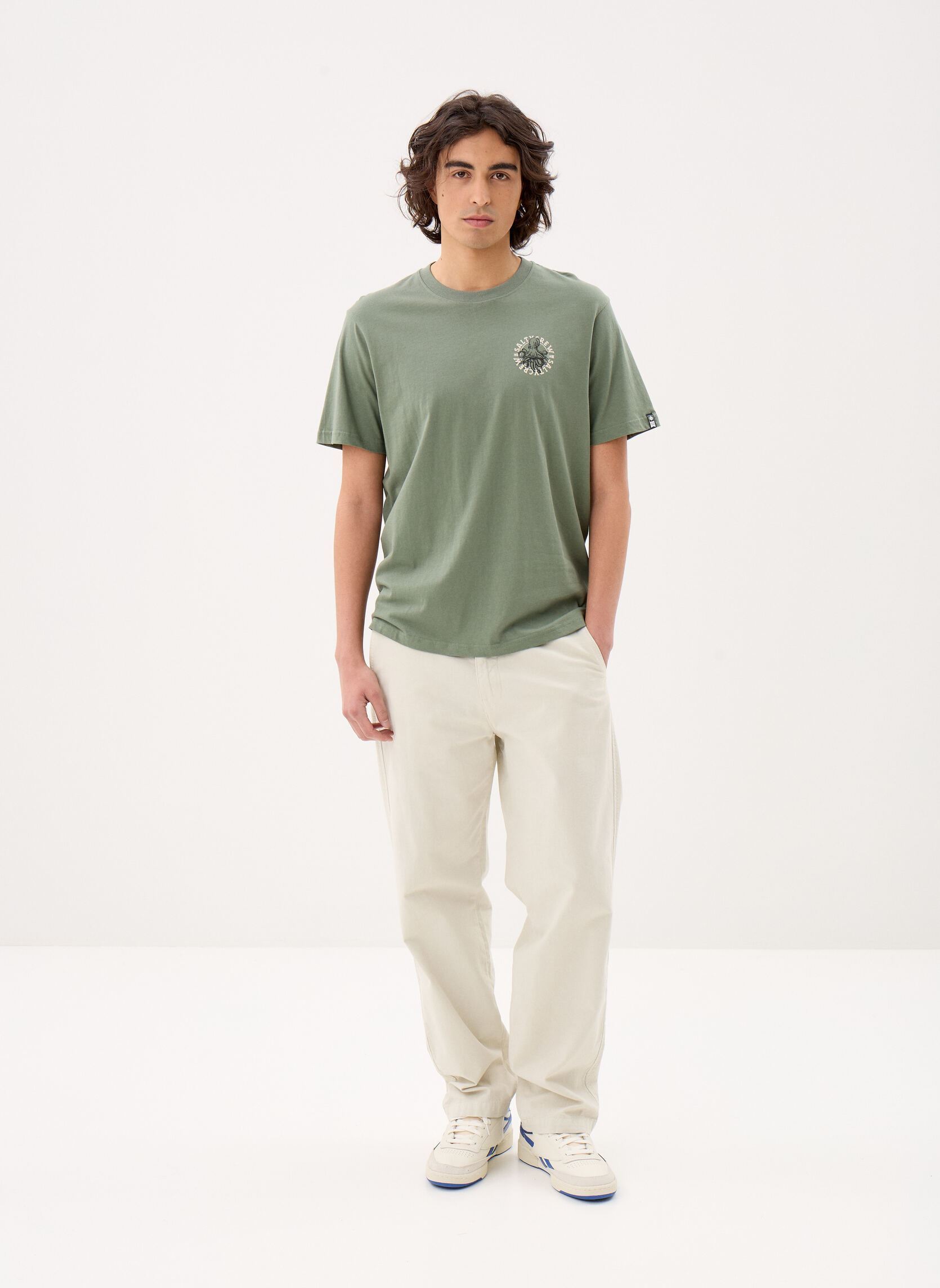 Tee-shirts Tentacles Premium S/S Tee homme vert Salty Crew Tee-shirts Tentacles Premium S/S Tee homme vert LAUREL WREATH