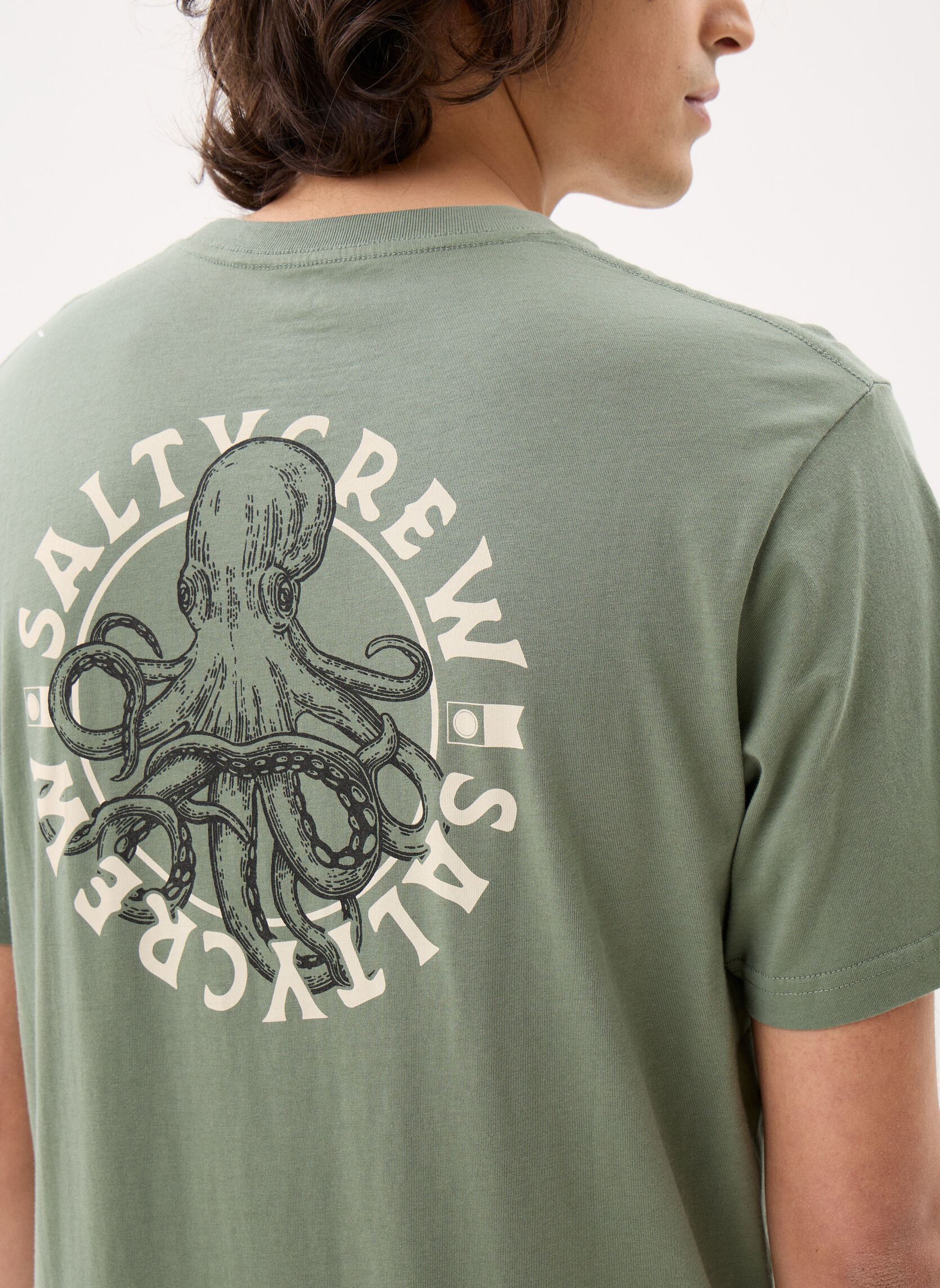 Tee-shirts Tentacles Premium S/S Tee homme vert Salty Crew Tee-shirts Tentacles Premium S/S Tee homme vert LAUREL WREATH