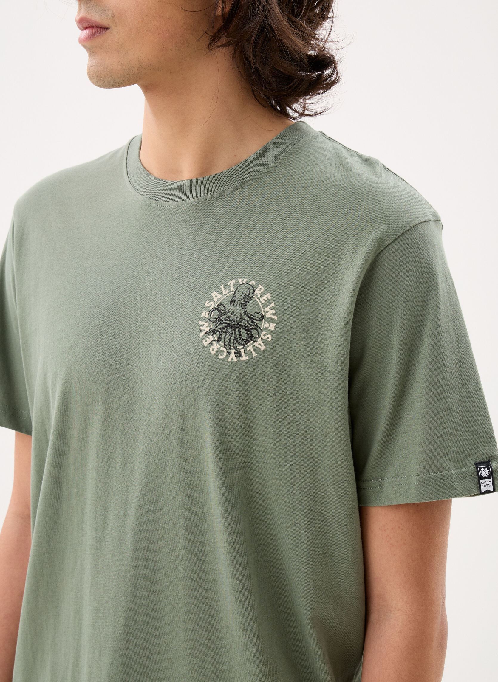 Tee-shirts Tentacles Premium S/S Tee homme vert Salty Crew Tee-shirts Tentacles Premium S/S Tee homme vert LAUREL WREATH