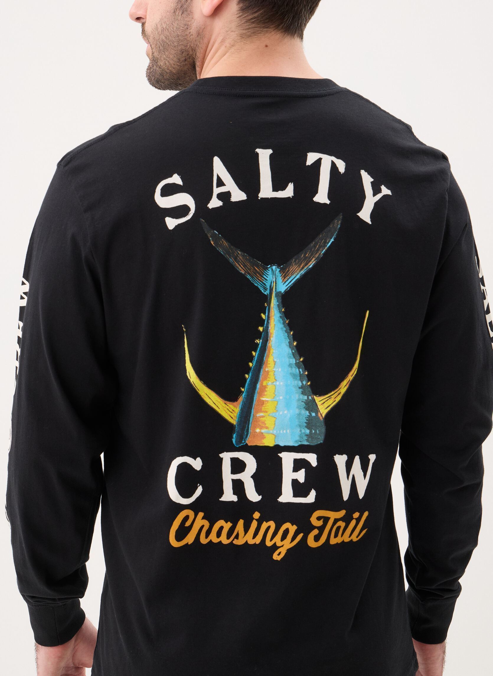 Tee-shirts Tailed L/S homme noir Salty Crew Tee-shirts Tailed L/S homme noir BLACK
