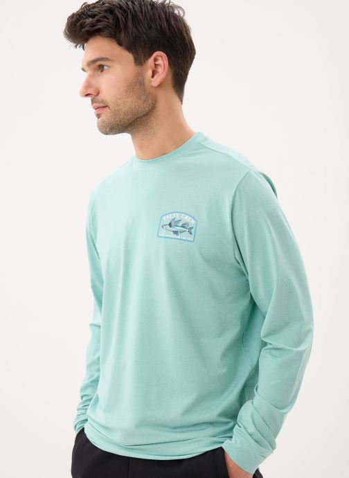 Salty Crew T-shirts met lange mouwen Fly Home Ls Sunshirt heren groen