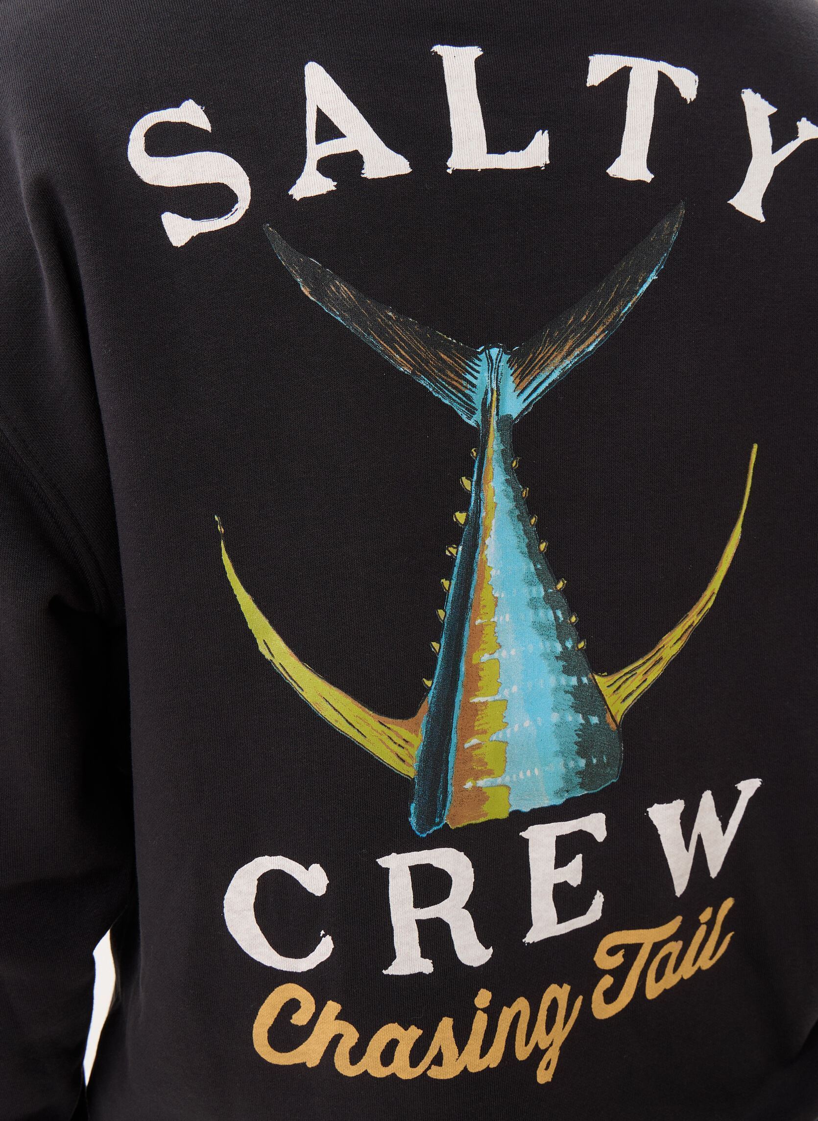 Sweats à capuche Tailed Fleece homme noir Salty Crew Sweats à capuche Tailed Fleece homme noir BLACK