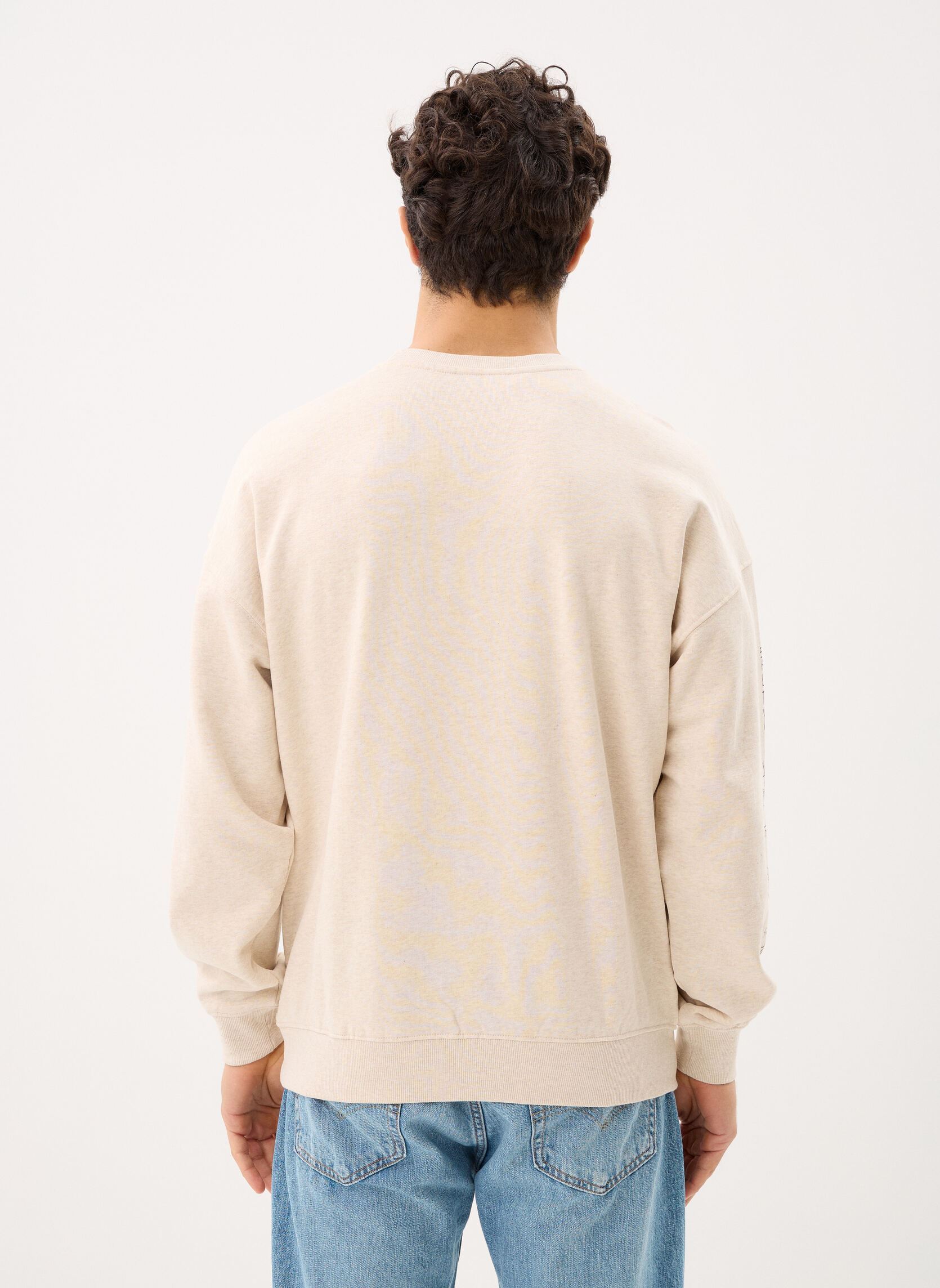 Sweats Reel Lb Crewneck homme beige Salty Crew Sweats Reel Lb Crewneck homme beige OATMEAL HEATHER