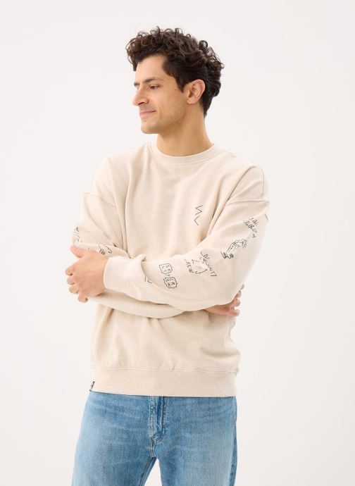 Salty Crew Sweatshirts Reel Lb Crewneck heren beige