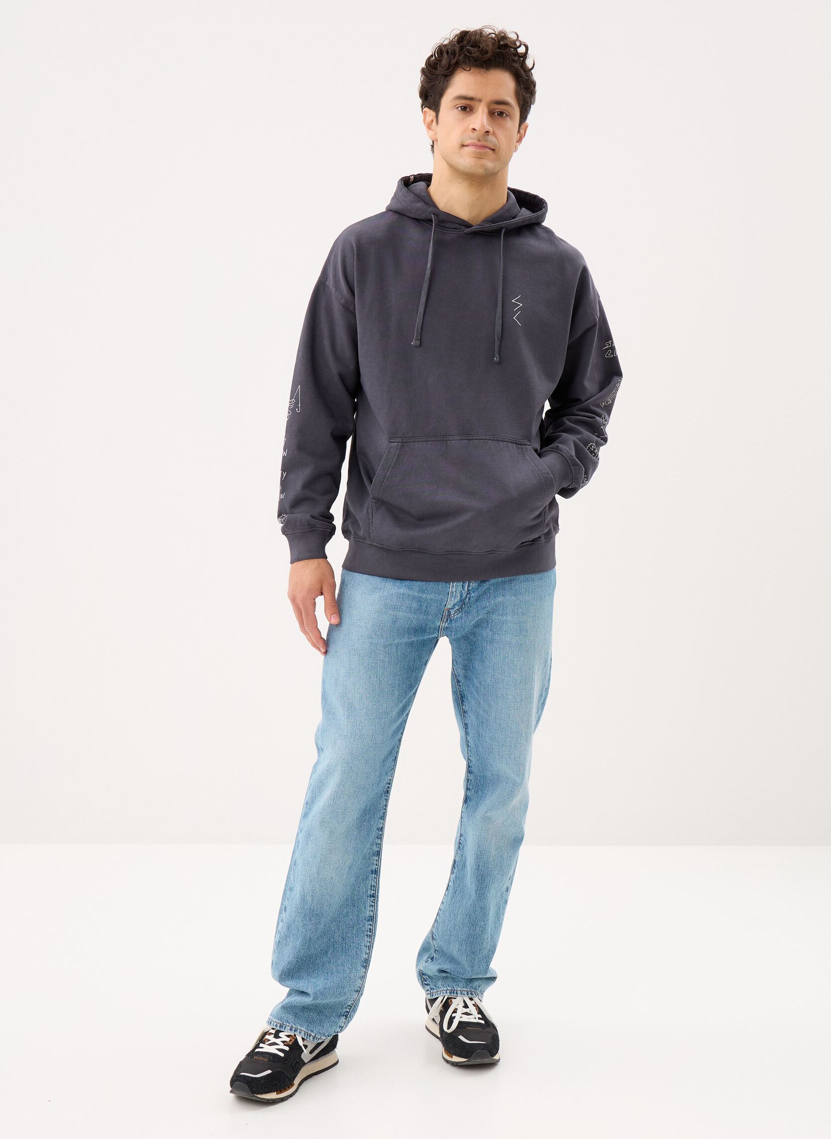 Kapuzenpullover Reel Lb Hoodie herren schwarz Salty Crew Kapuzenpullover Reel Lb Hoodie herren schwarz PIRATE BLACK