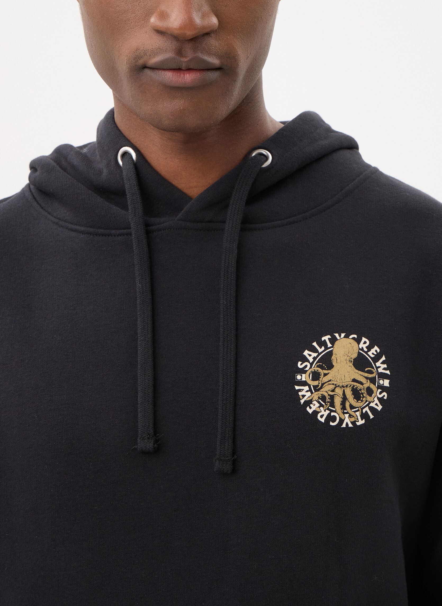Sweats à capuche Tentacles Hooded Fleece homme noir Salty Crew Sweats à capuche Tentacles Hooded Fleece homme noir BLACK