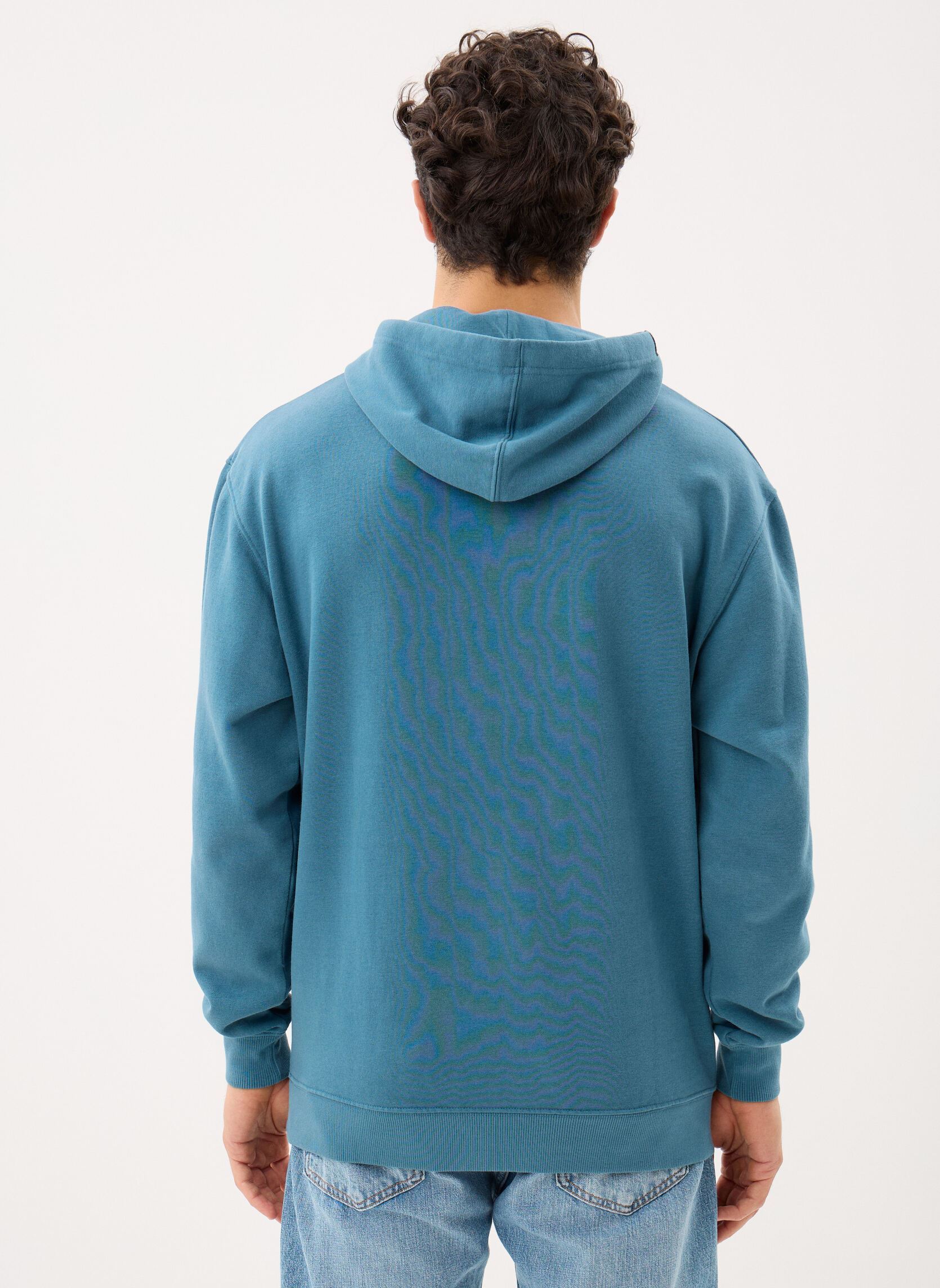 Kapuzenpullover Crafted Pigment Fleece herren blau Salty Crew Kapuzenpullover Crafted Pigment Fleece herren blau CAST BLUE