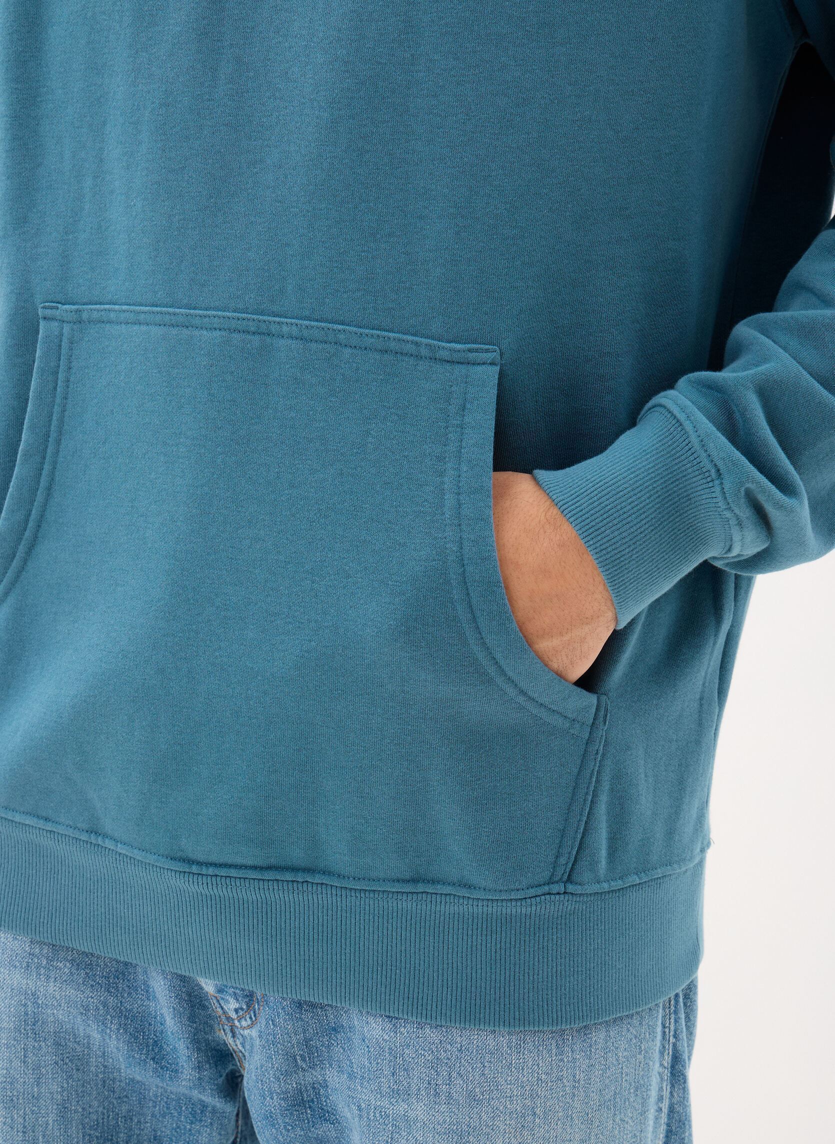 Kapuzenpullover Crafted Pigment Fleece herren blau Salty Crew Kapuzenpullover Crafted Pigment Fleece herren blau CAST BLUE