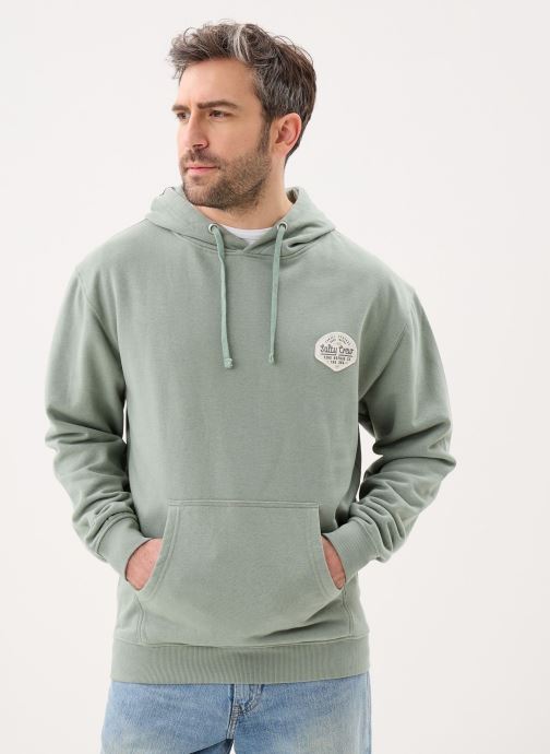 Salty Crew Hoodies Crafted Pigment Fleece heren groen