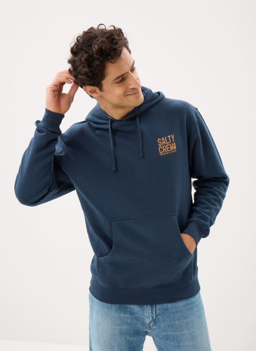 Salty Crew Hoodies Tried And True Fleece heren blauw