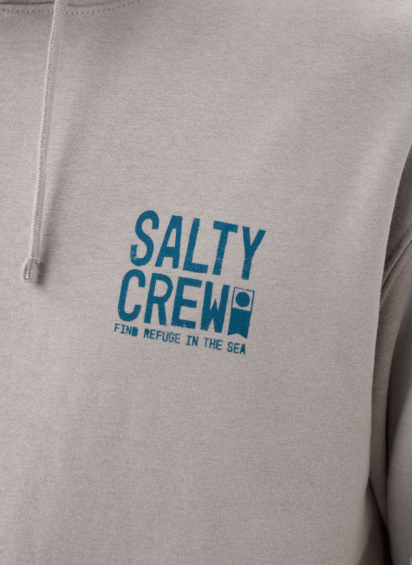 Sweats à capuche Tried And True Fleece homme gris Salty Crew Sweats à capuche Tried And True Fleece homme gris SHARK SKIN