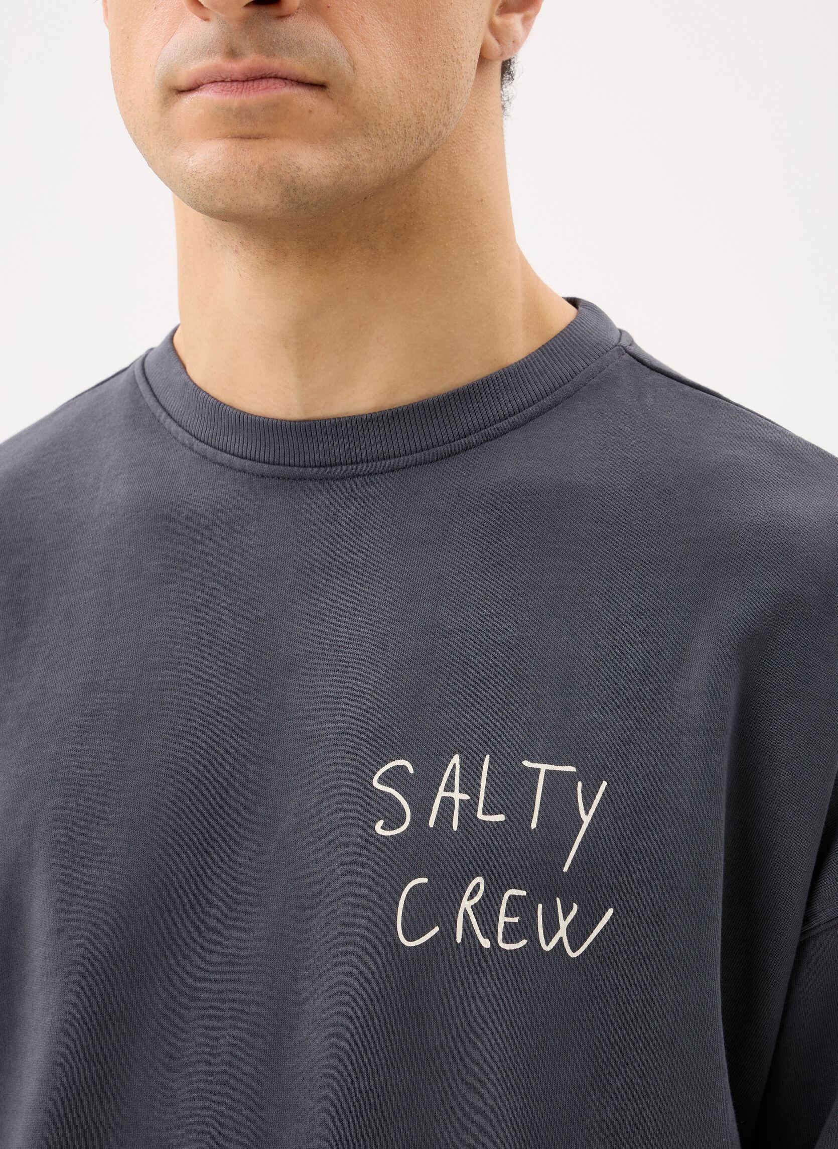 Sweats Swivel Lb Crewneck homme noir Salty Crew Sweats Swivel Lb Crewneck homme noir PIRATE BLACK