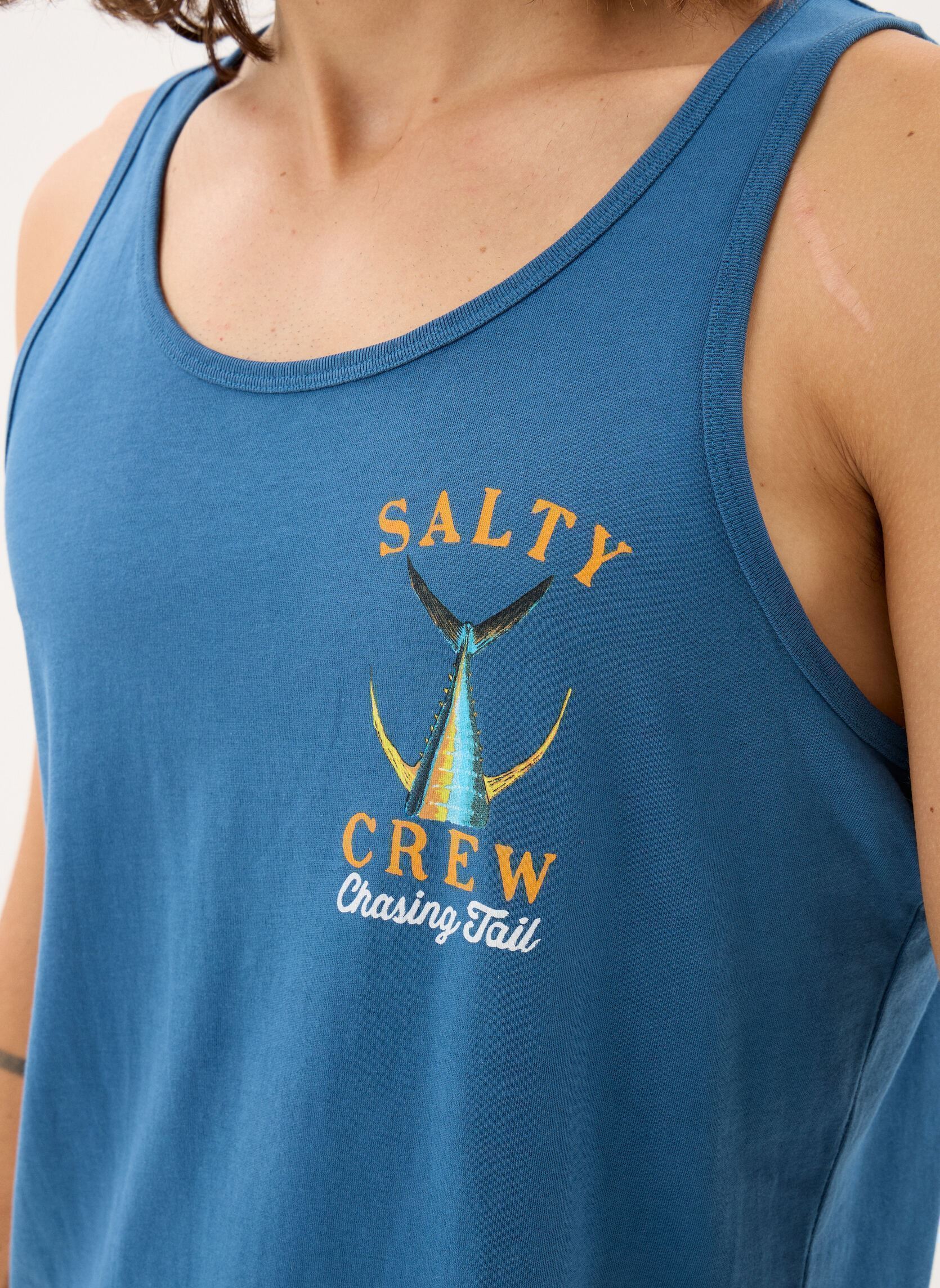 Tanktops Tailed Tank herren blau Salty Crew Tanktops Tailed Tank herren blau CAST BLUE