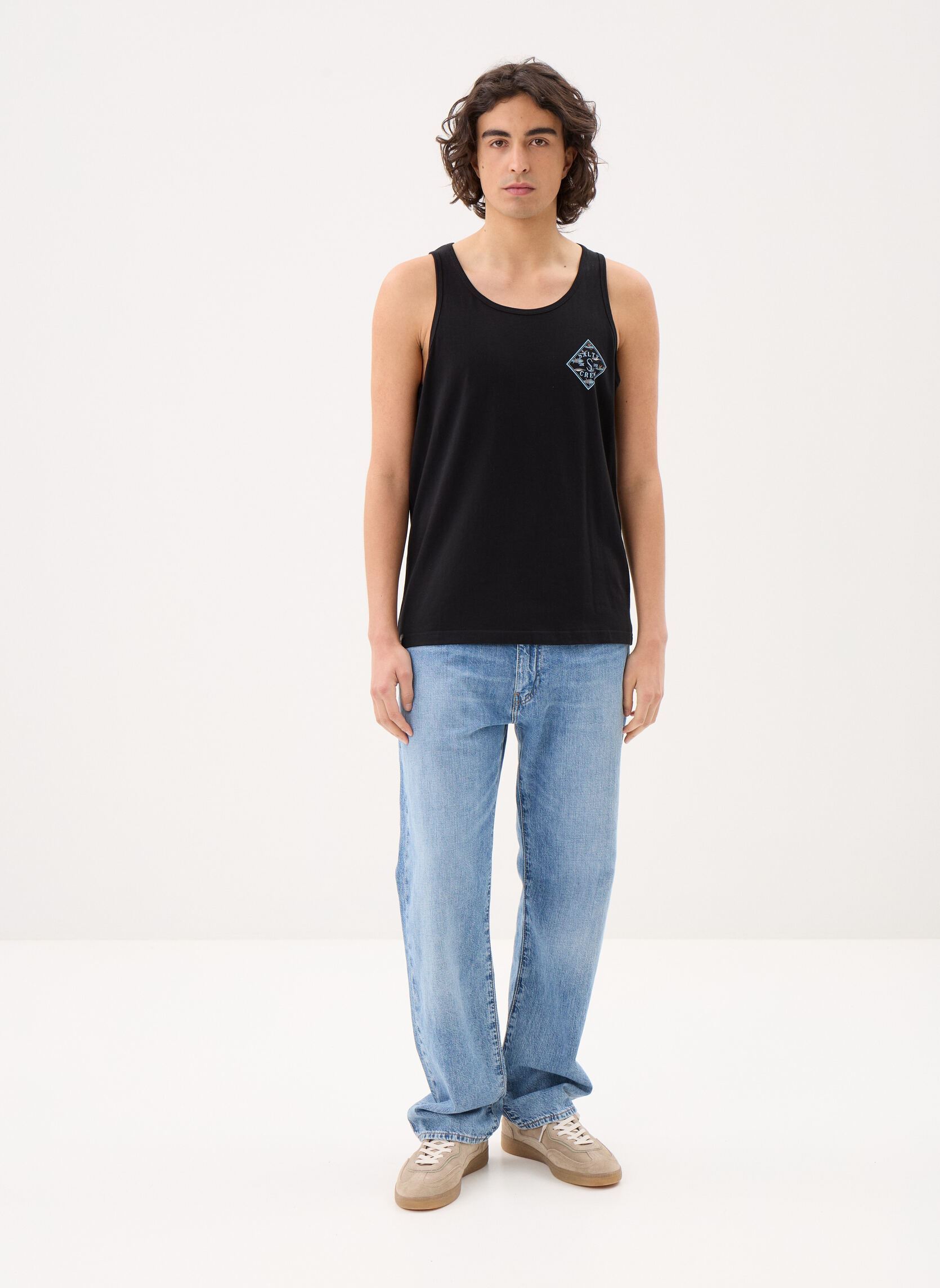 Débardeurs Tippet Fill Tank homme noir Salty Crew Débardeurs Tippet Fill Tank homme noir BLACK