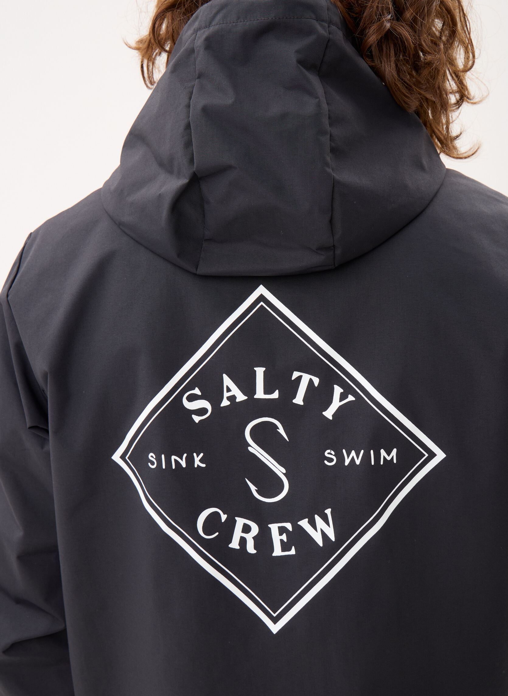 Blousons Tippet Snap Jacket homme noir Salty Crew Blousons Tippet Snap Jacket homme noir BLACK