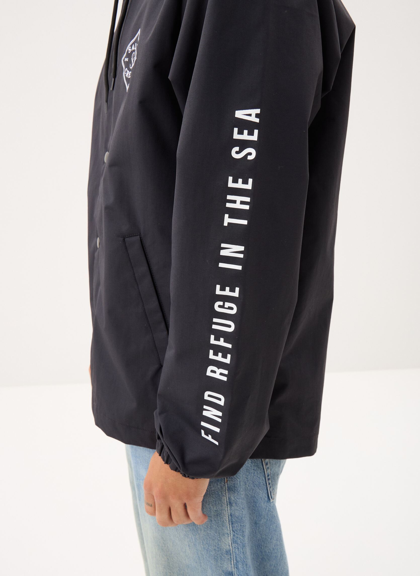 Blousons Tippet Snap Jacket homme noir Salty Crew Blousons Tippet Snap Jacket homme noir BLACK