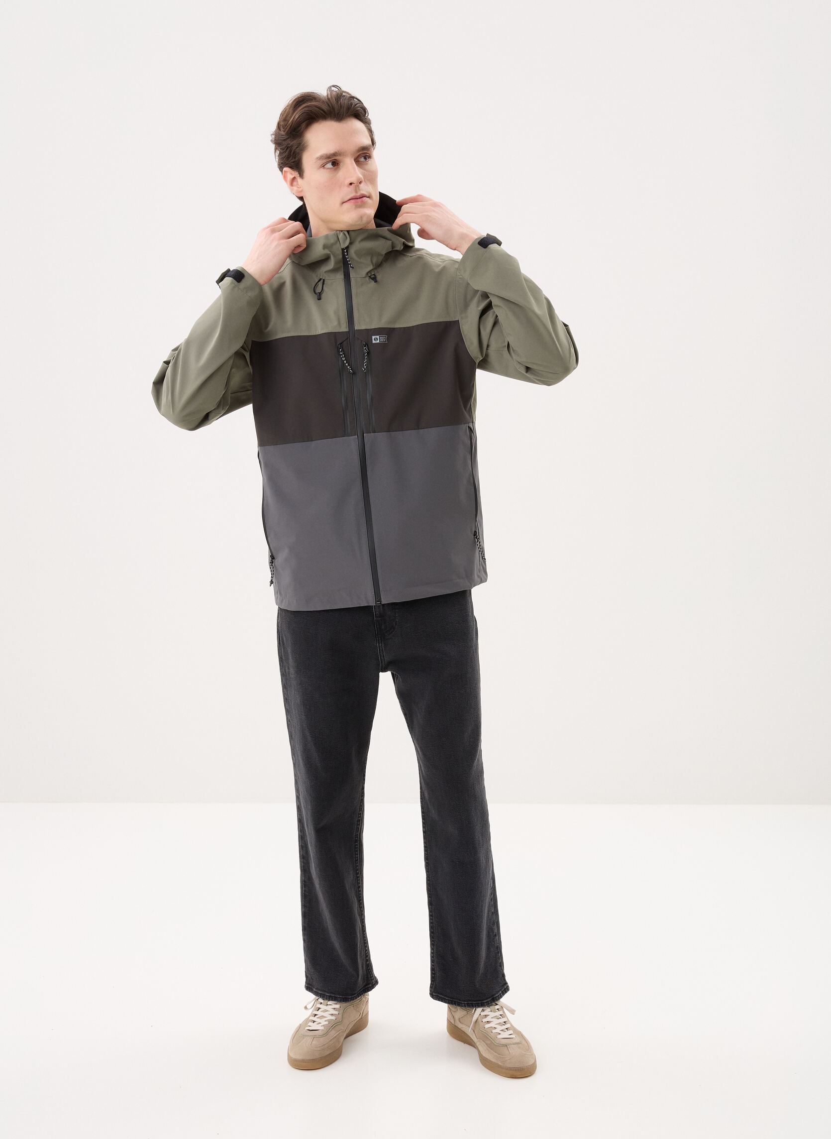Blousons Long Range Jacket homme noir Salty Crew Blousons Long Range Jacket homme noir IRON