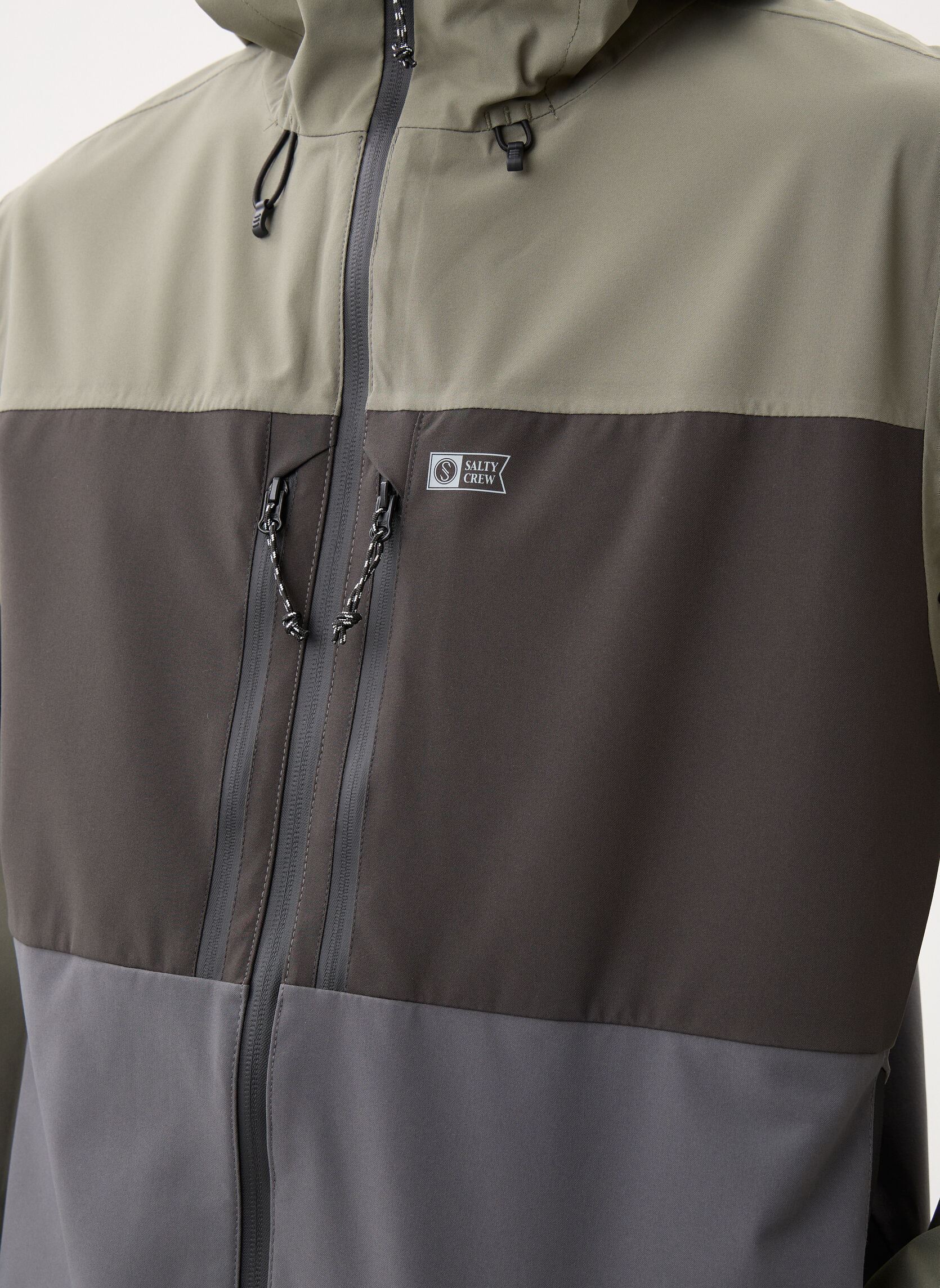 Blousons Long Range Jacket homme noir Salty Crew Blousons Long Range Jacket homme noir IRON