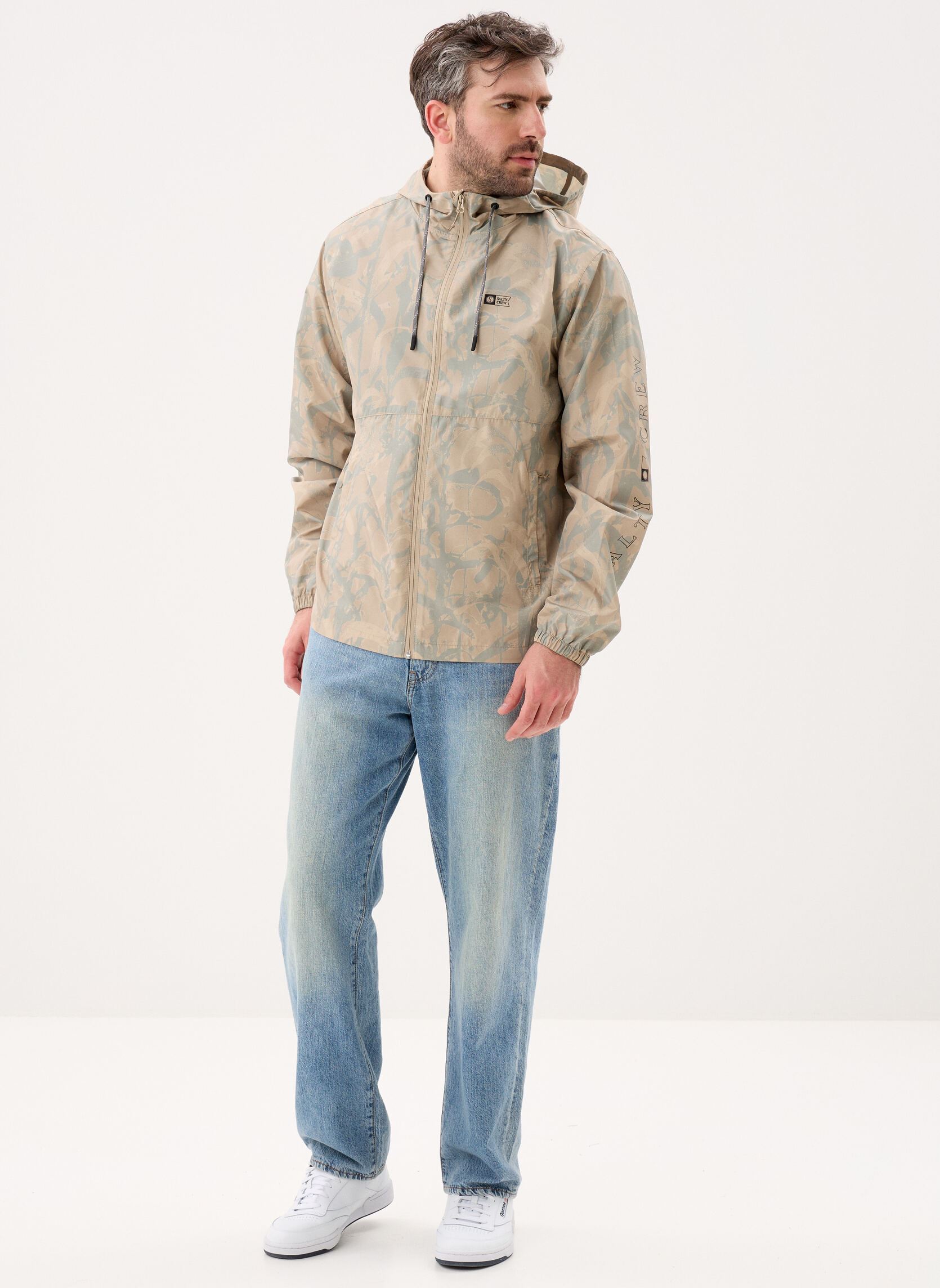 Windbreaker / Windjacken Surface Windbreaker Jckt herren beige Salty Crew Windbreaker / Windjacken Surface Windbreaker Jckt herren beige LIGHTT CAMO