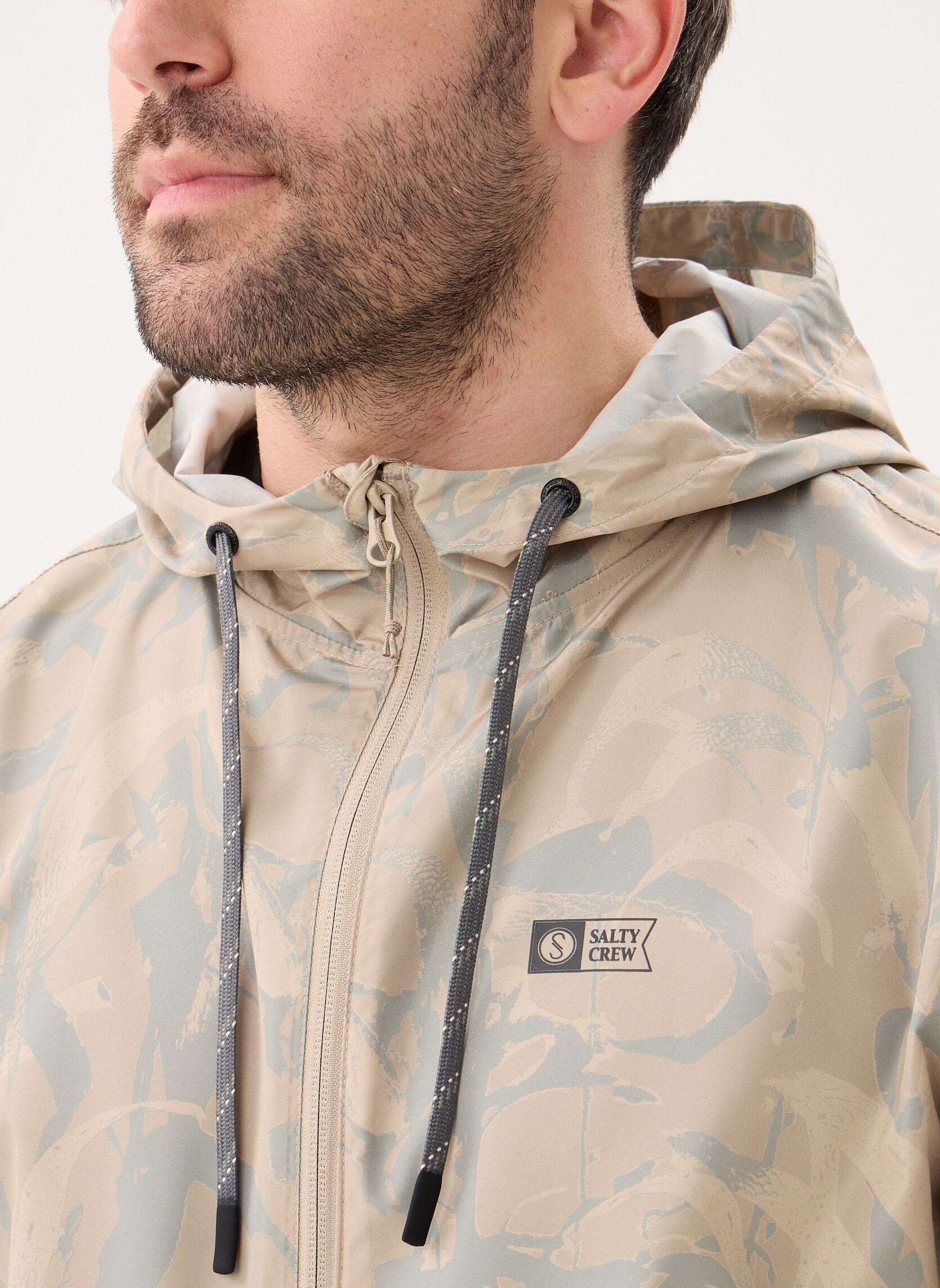 Windbreaker / Windjacken Surface Windbreaker Jckt herren beige Salty Crew Windbreaker / Windjacken Surface Windbreaker Jckt herren beige LIGHTT CAMO