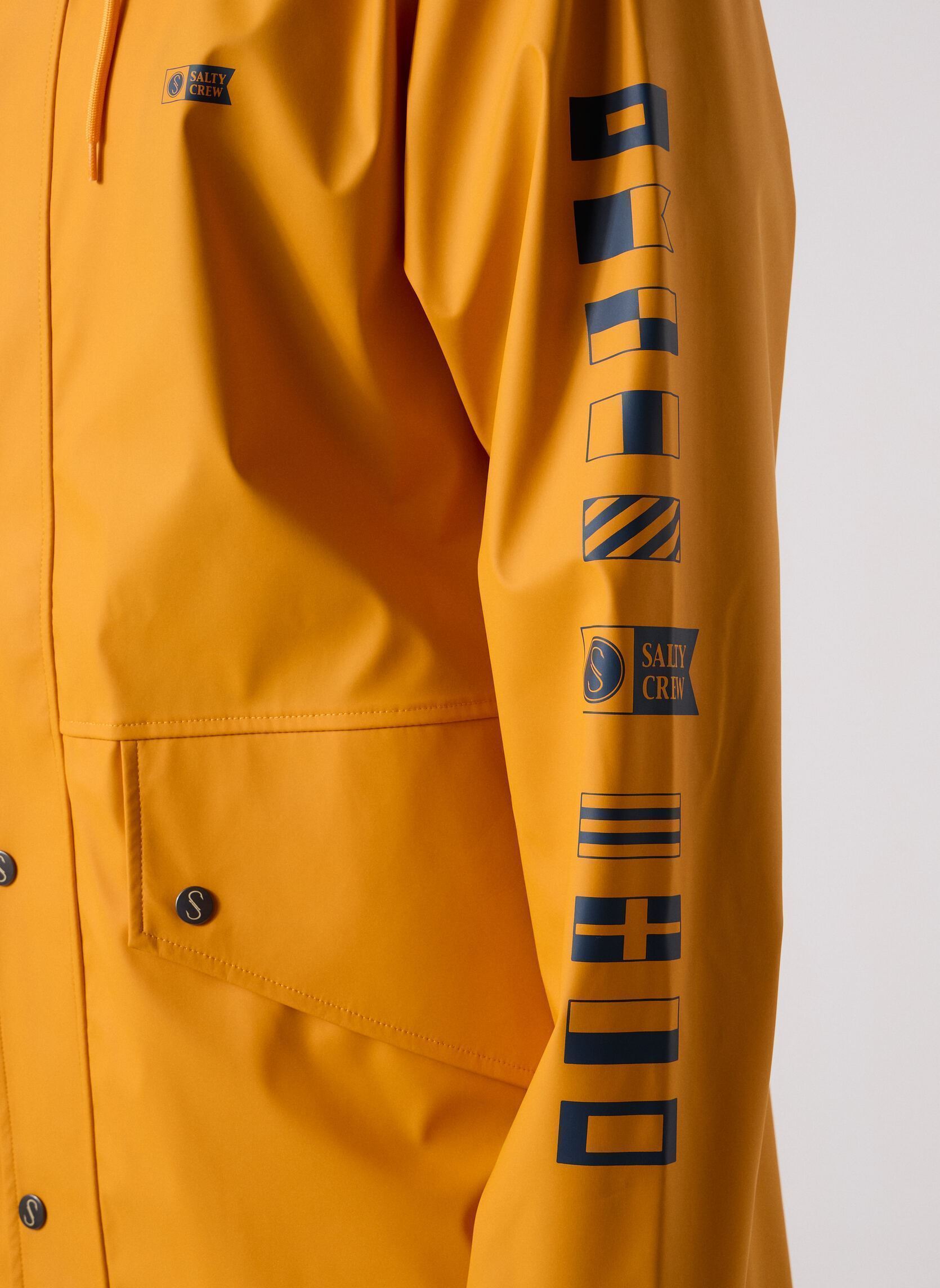 Vestes imperméables Seal Raincoat homme orange Salty Crew Vestes imperméables Seal Raincoat homme orange GOLDEN YELLOW