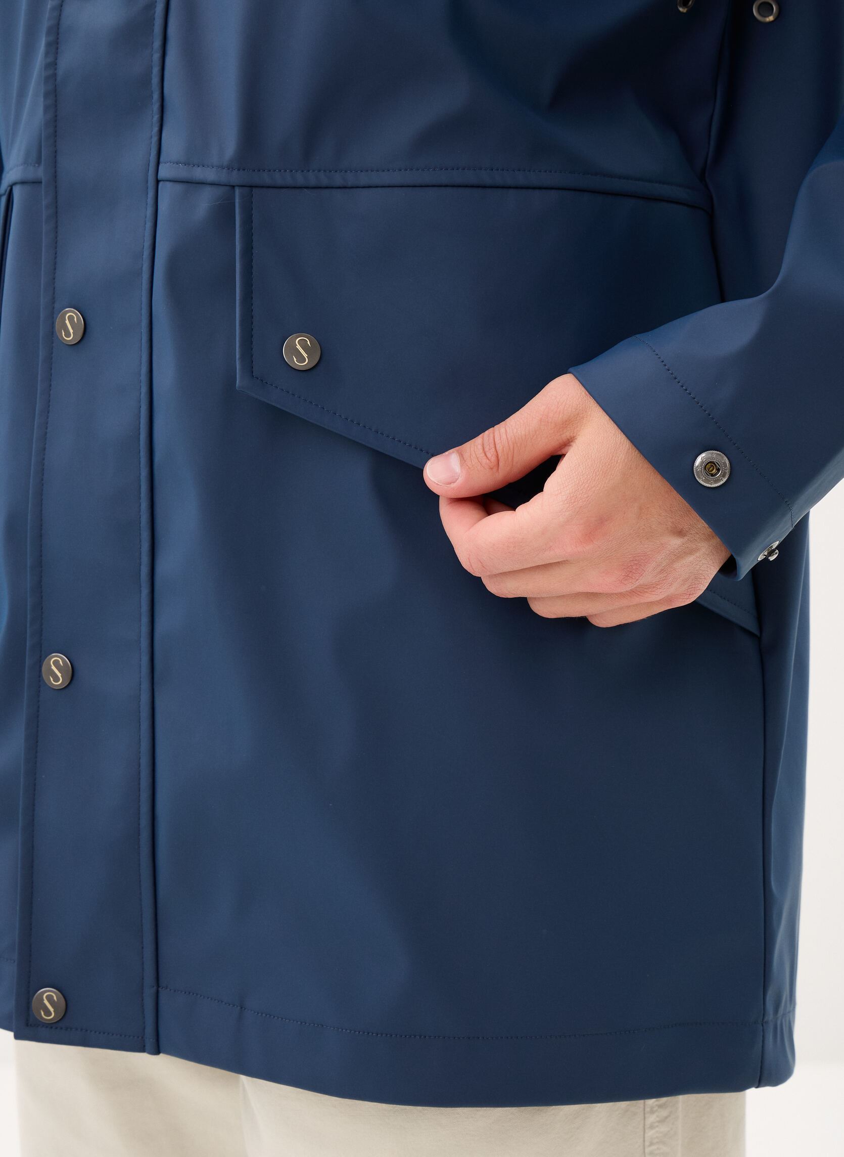 Vestes imperméables Seal Raincoat homme bleu Salty Crew Vestes imperméables Seal Raincoat homme bleu MIDNIGHT NAVY