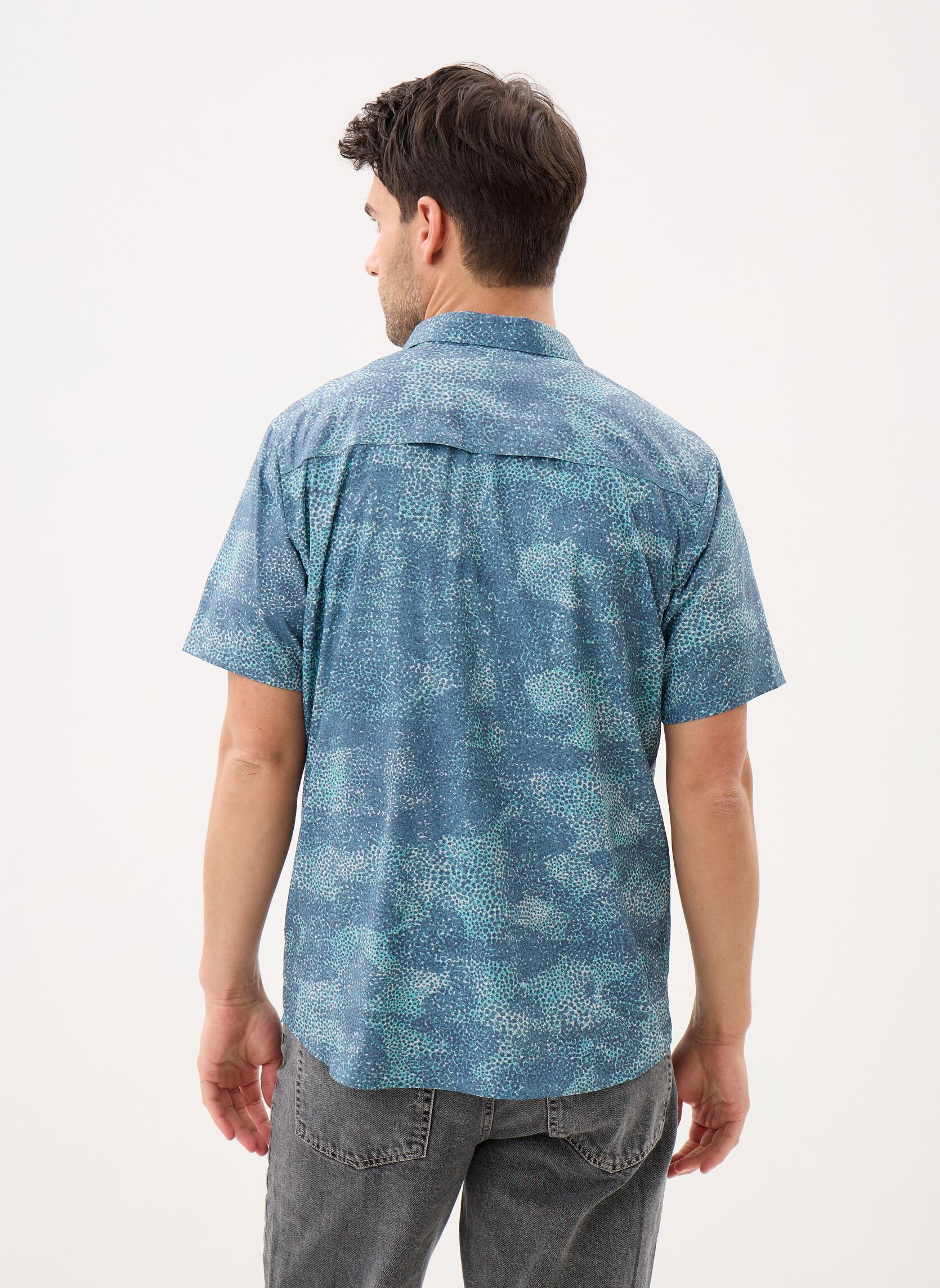 Chemises Flagship Uv Button Up Shirt homme bleu Salty Crew Chemises Flagship Uv Button Up Shirt homme bleu DARK NAVY