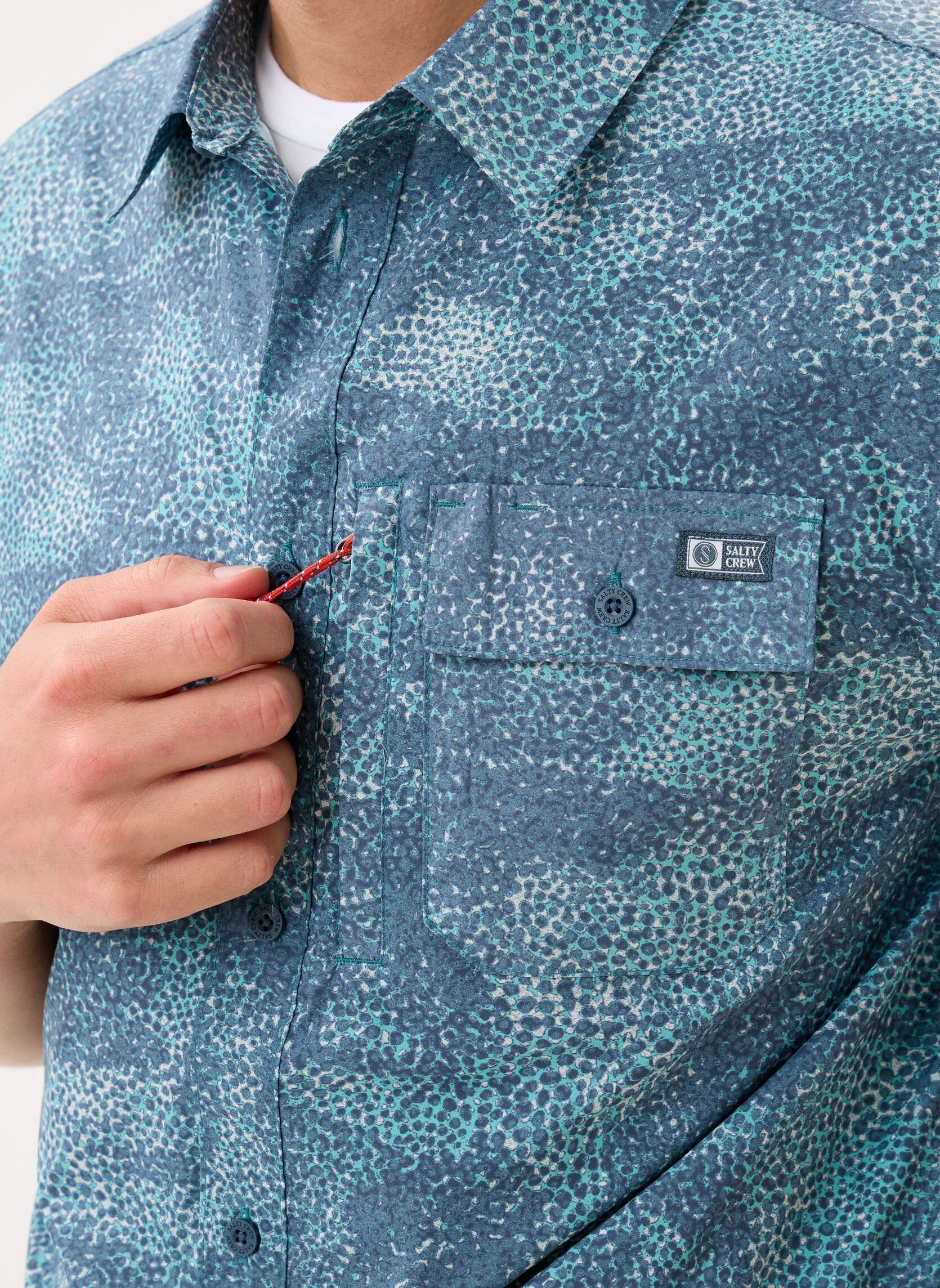 Chemises Flagship Uv Button Up Shirt homme bleu Salty Crew Chemises Flagship Uv Button Up Shirt homme bleu DARK NAVY