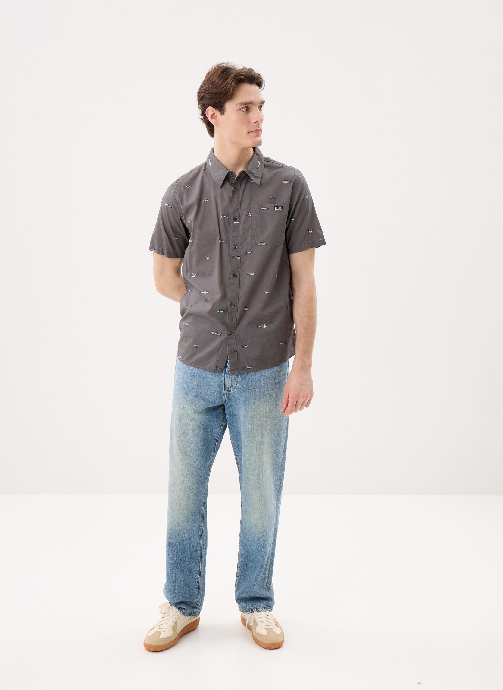 Hemden Crew Ss Button Up Shirt herren weiß Salty Crew Hemden Crew Ss Button Up Shirt herren weiß OFF WHITE