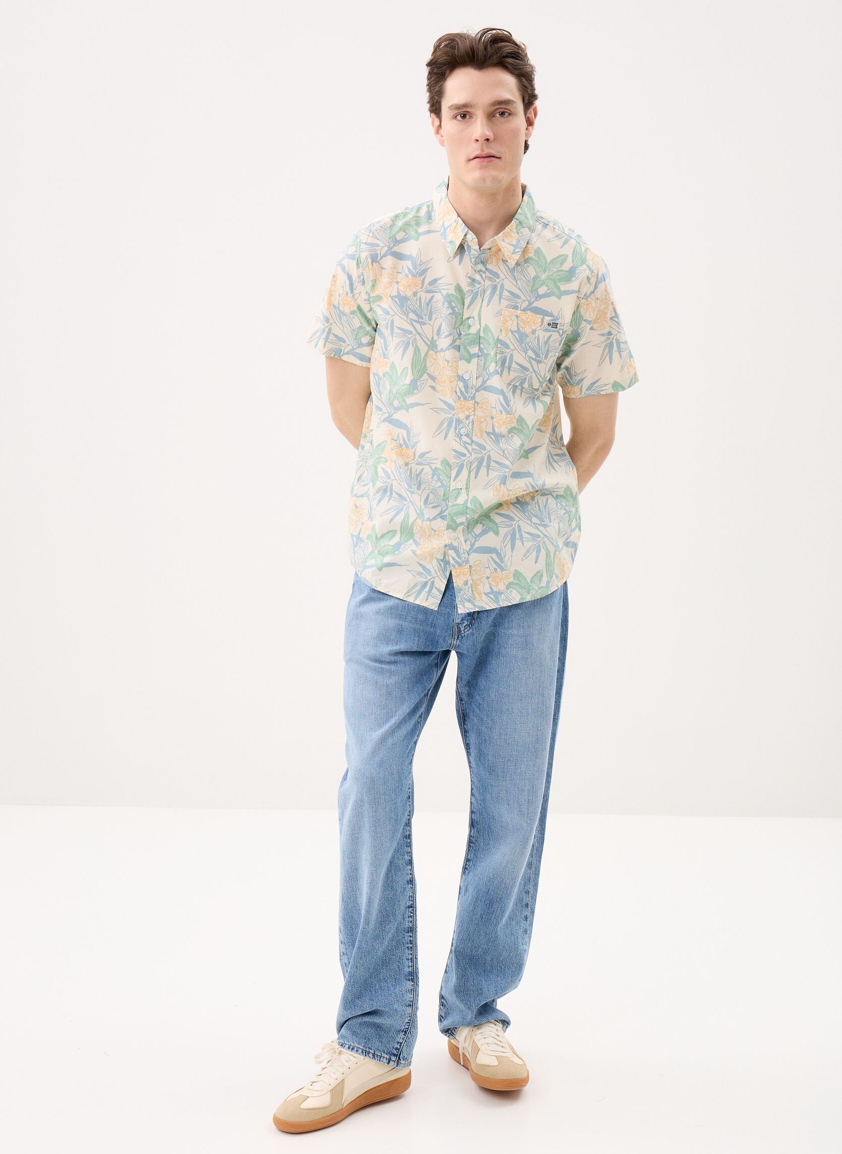 Hemden Crew Ss Button Up Shirt heren wit Salty Crew Hemden Crew Ss Button Up Shirt heren wit OFF WHITE