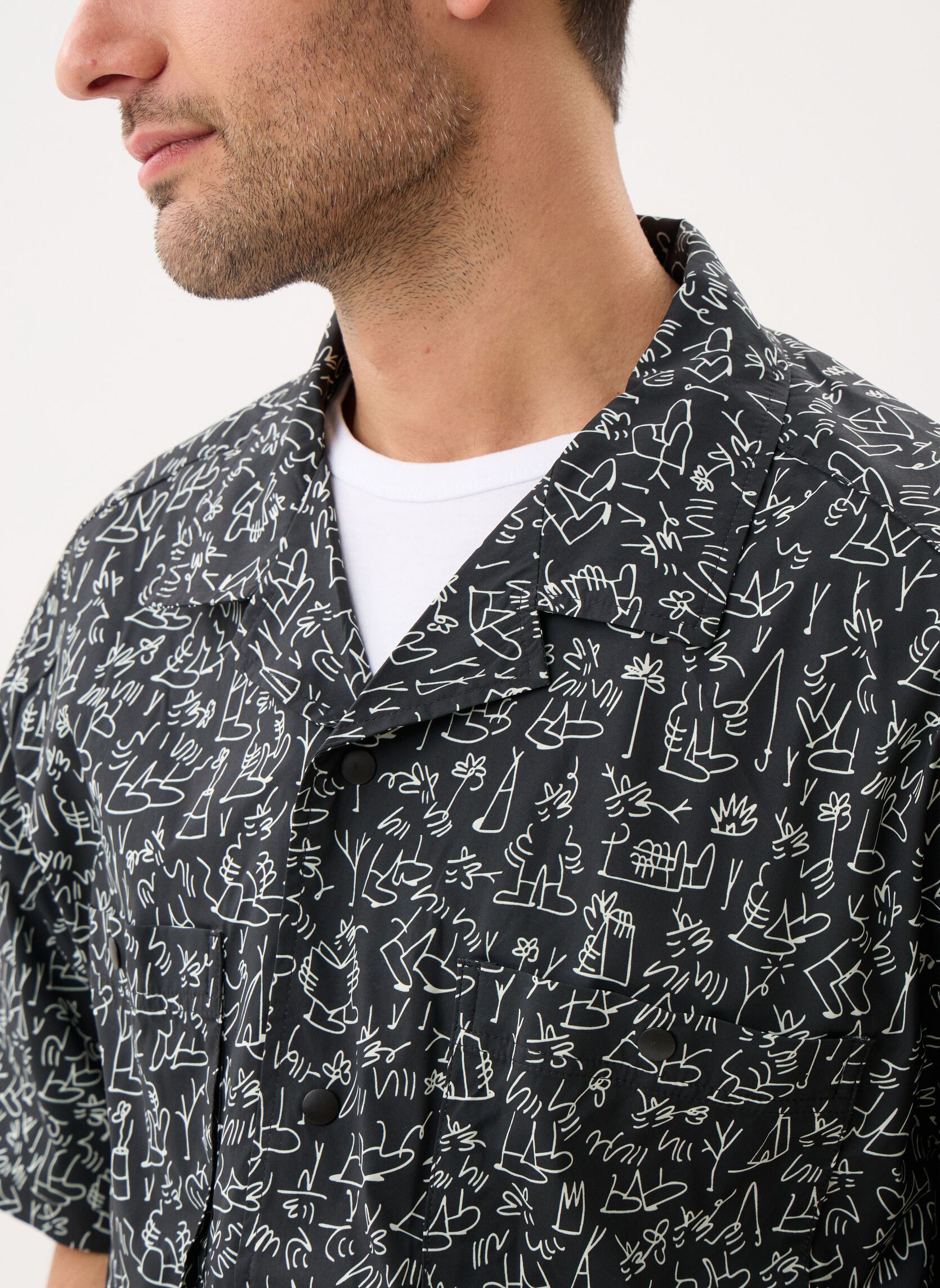 Hemden Fishcamp Shirt herren schwarz Salty Crew Hemden Fishcamp Shirt herren schwarz LB BLACK