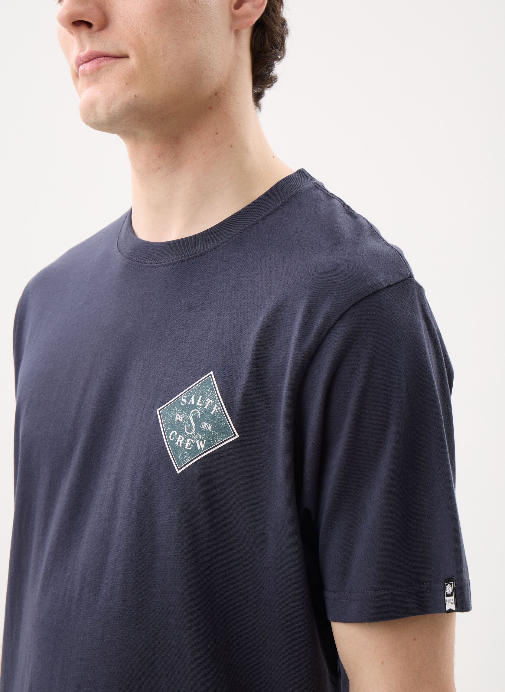 Tee-shirts Tippet Fill Ss Tee homme bleu Salty Crew Tee-shirts Tippet Fill Ss Tee homme bleu NAVY