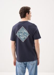 Tee-shirts Tippet Fill Ss Tee homme bleu