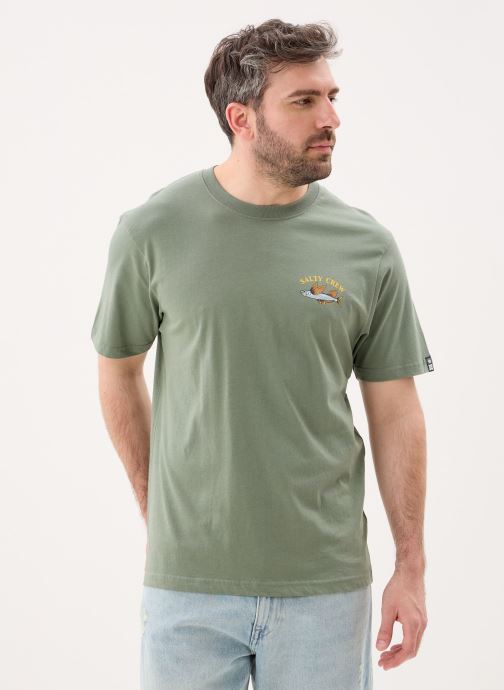 Salty Crew T-shirts Fly Home Ss Tee heren groen